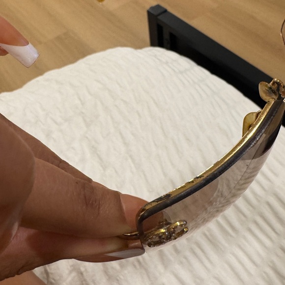 CHANEL 4104-B Gold Sunglasses - Picture 10 of 12